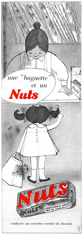 Publicité Nuts 1961
