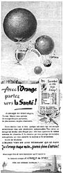Publicité Orange 1954