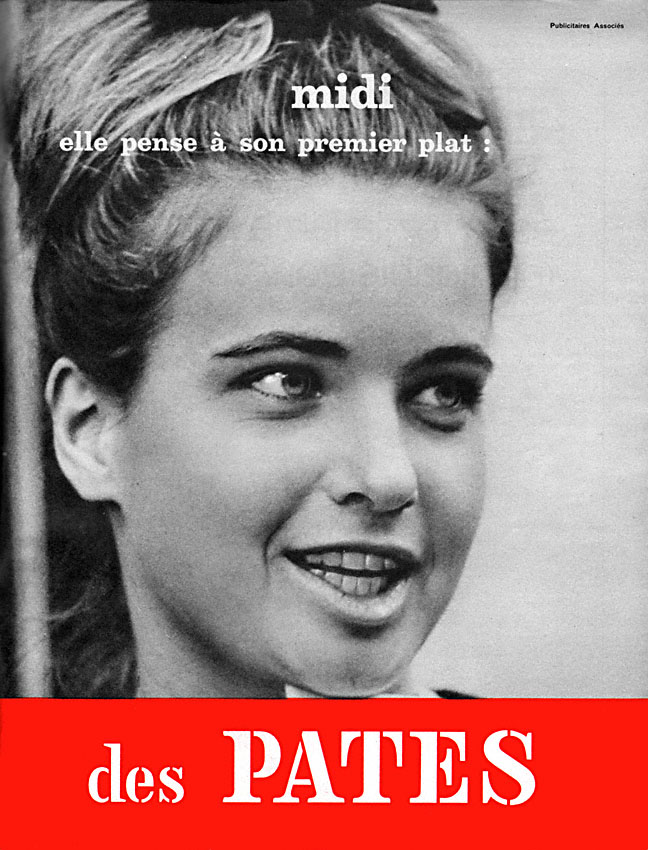 Publicité Pates 1963