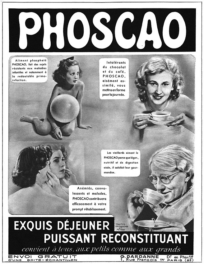 Publicité Phoscao 1951