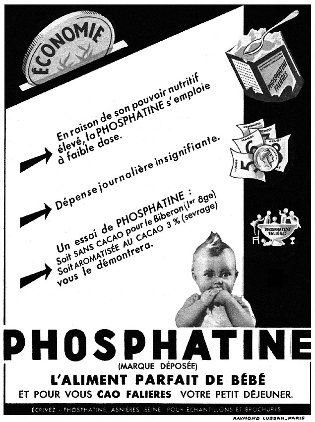 Publicité Phosphatine 1952