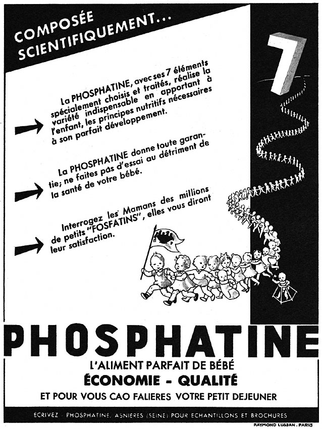 Publicité Phosphatine 1952