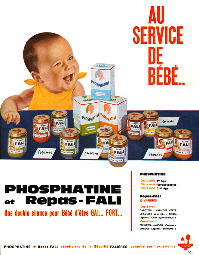 Publicité Phosphatine 1962