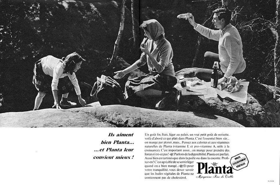 Publicité Planta 1961