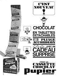 Publicit Pupier 1963
