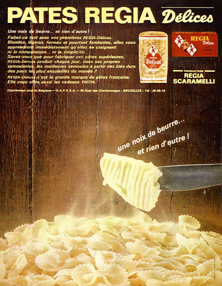 Publicité Regia 1963