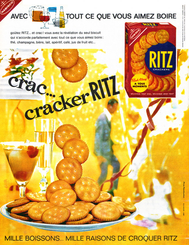 Publicité Ritz 1963