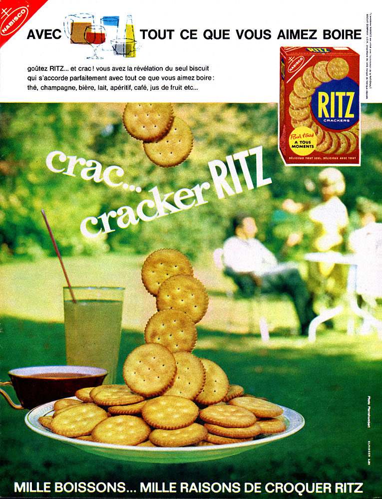 Publicité Ritz 1963
