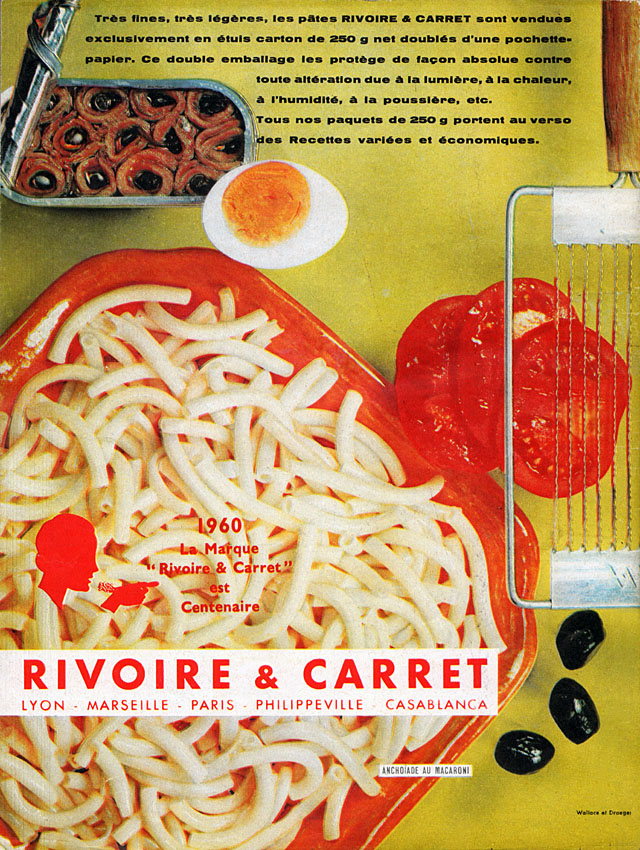 Publicité Rivoire & Carret 1960