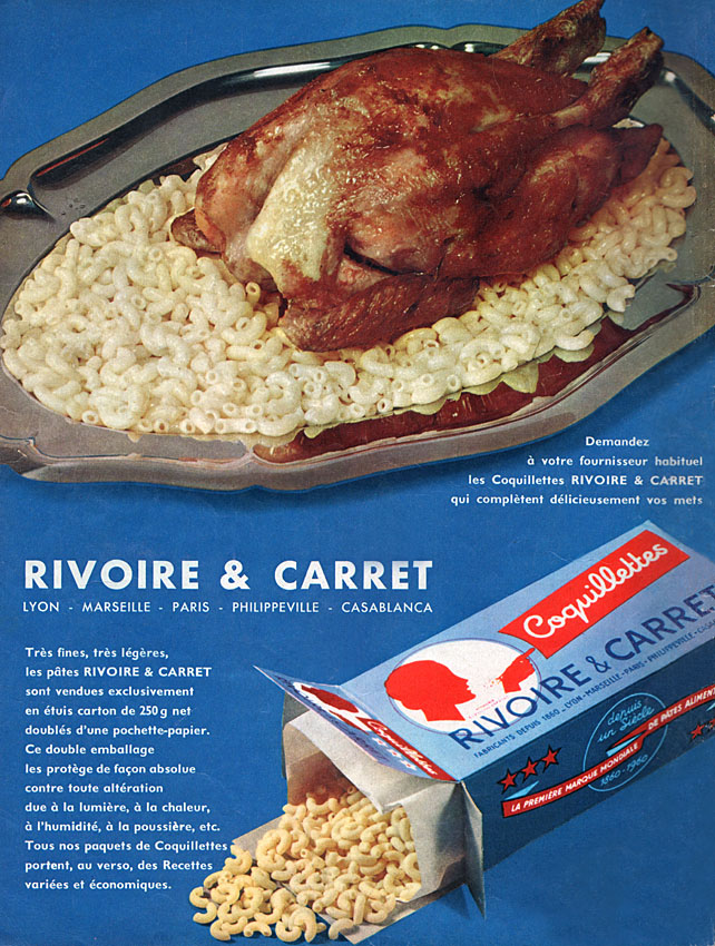 Publicité Rivoire & Carret 1962