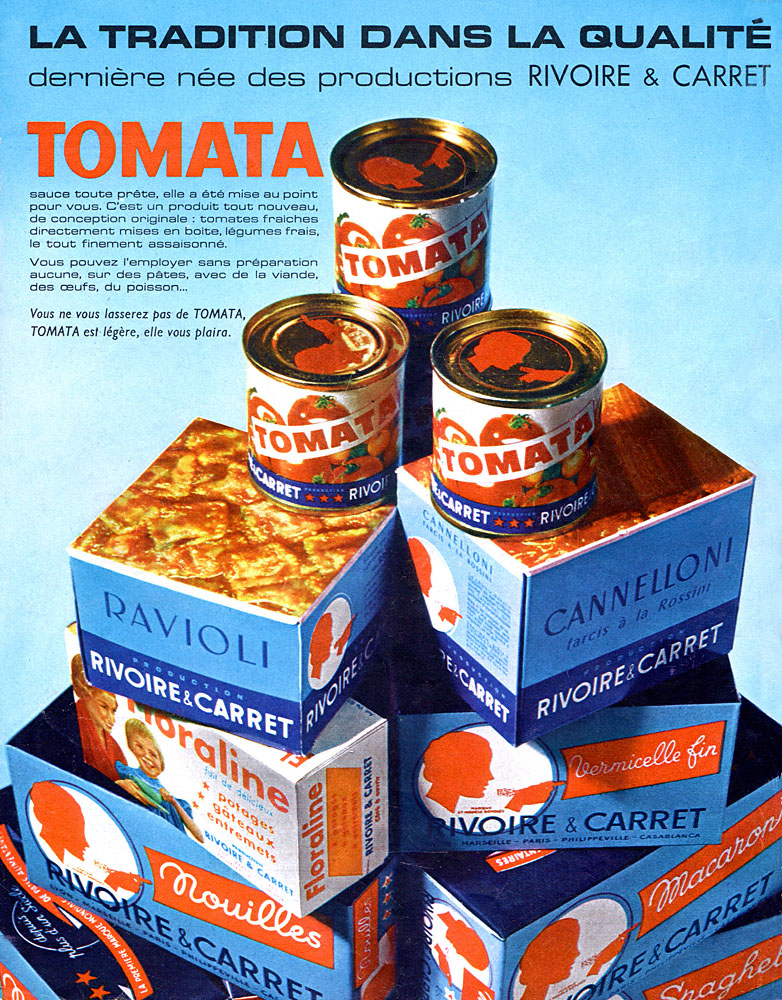 Publicité Rivoire & Carret 1963