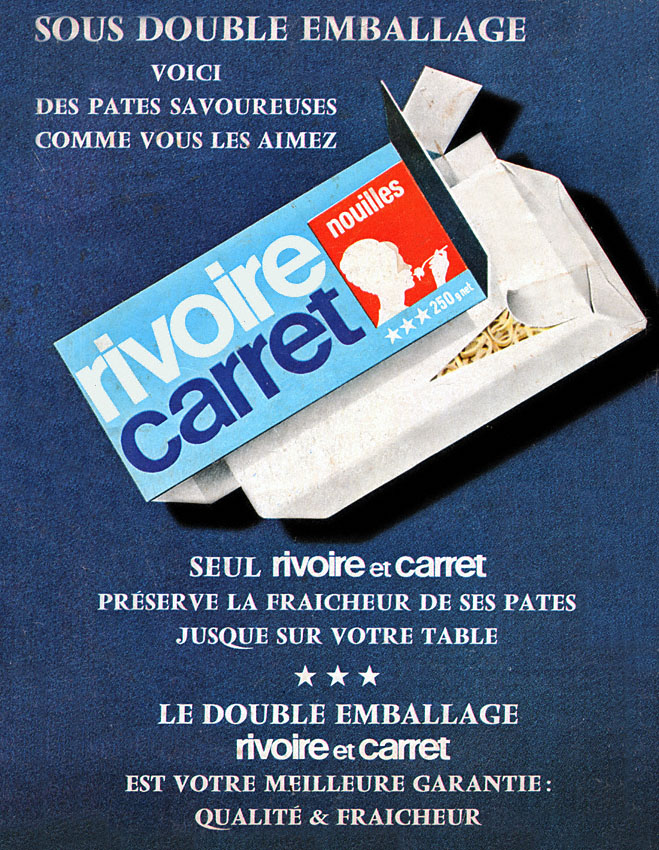 Publicité Rivoire & Carret 1967