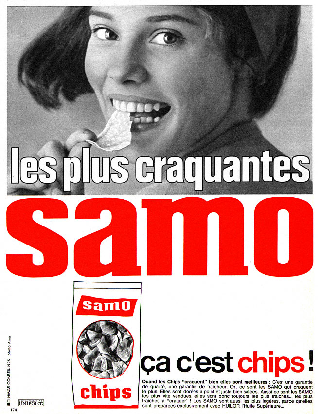 Publicité Samo 1965