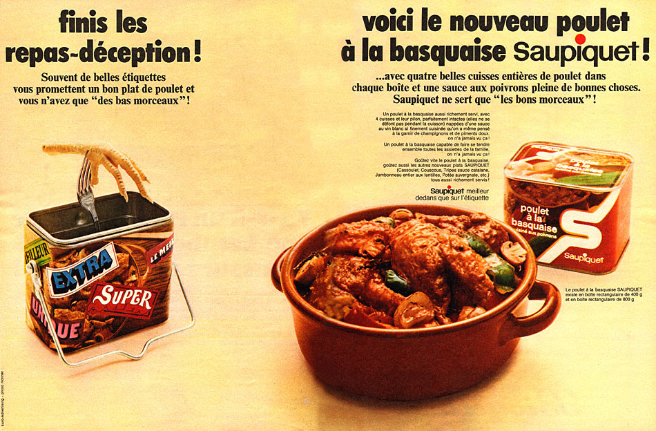 Publicité Saupiquet 1970