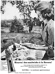 Publicit Savora 1961