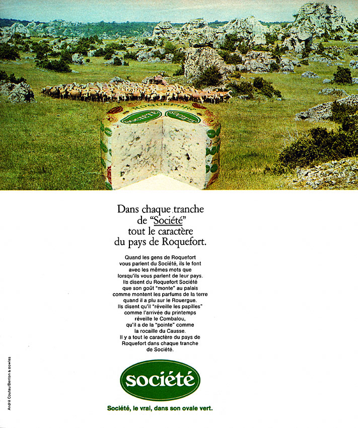 Publicité Societe 1974