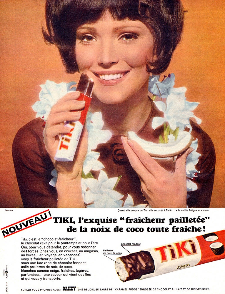 Publicit� Tiki 1965