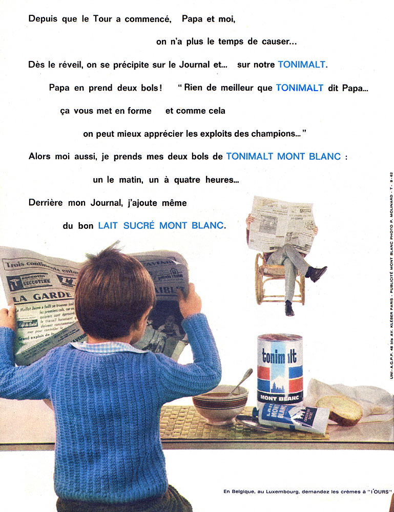 Publicité Tonimalt 1962