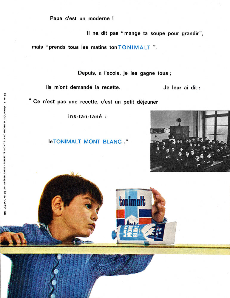 Publicité Tonimalt 1962
