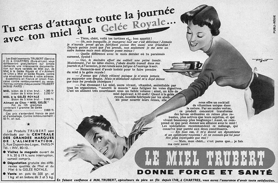 Publicité Trubert 1954