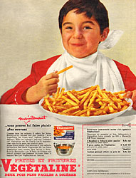 Publicit Vegetaline 1962