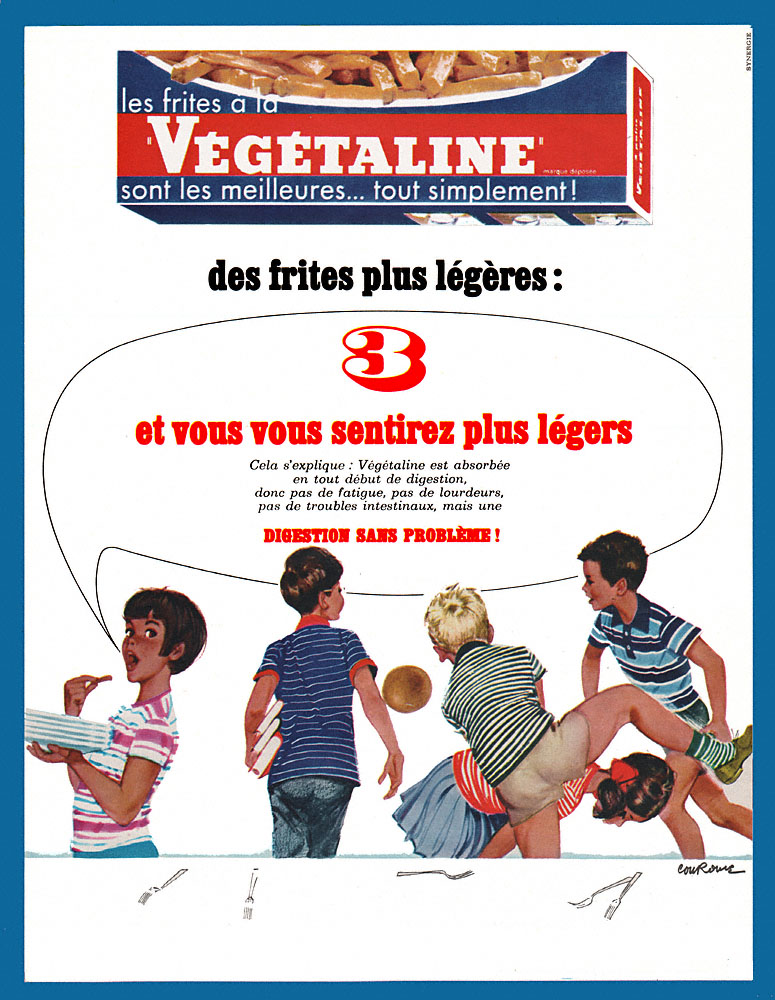 Publicit� Vegetaline 1967