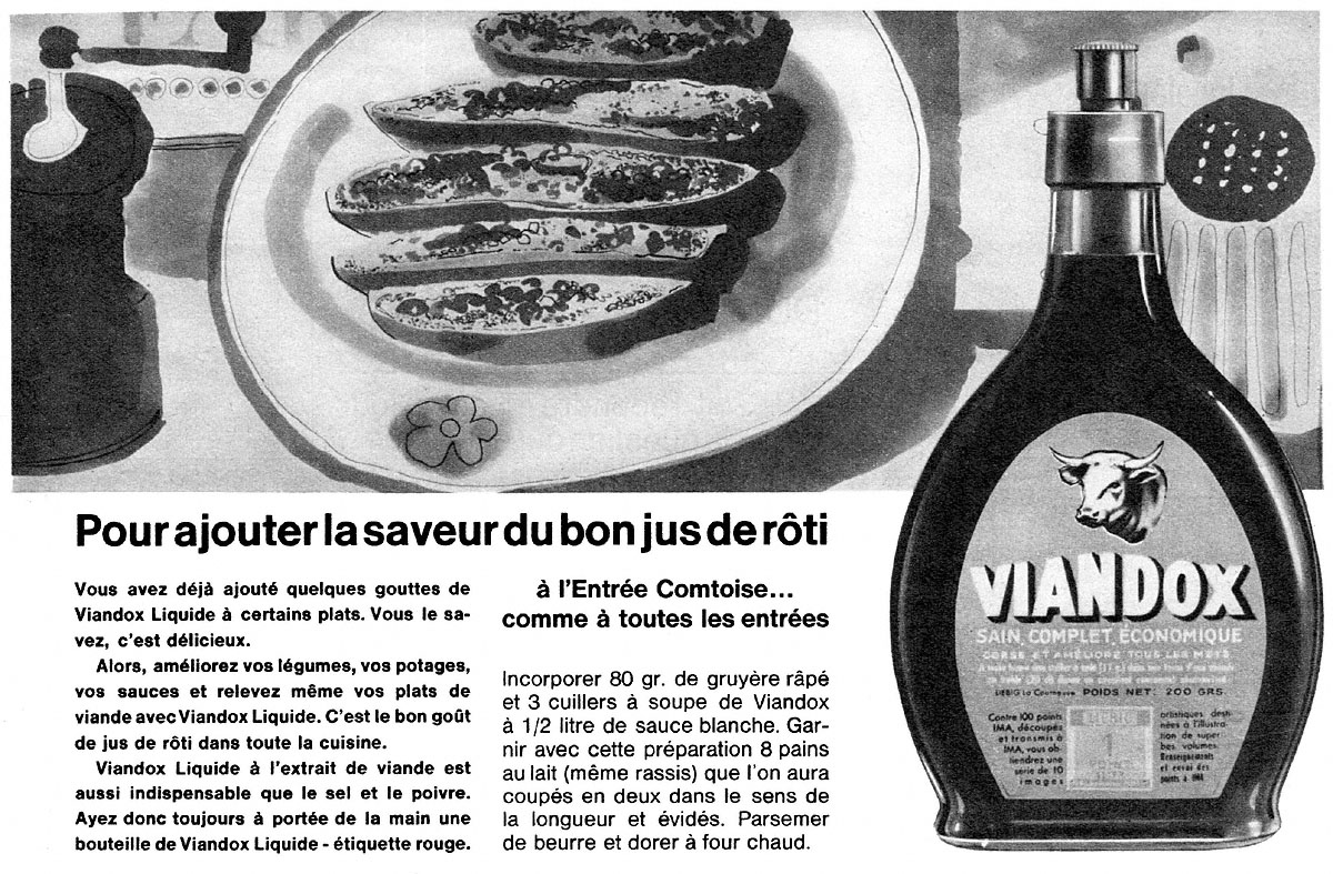 Publicité Viandox 1962
