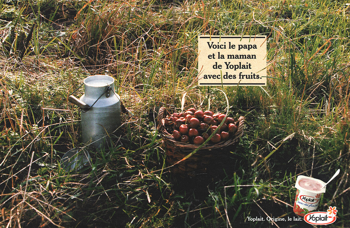 Publicité Yoplait 1993