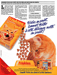 Publicit Friskies 1982