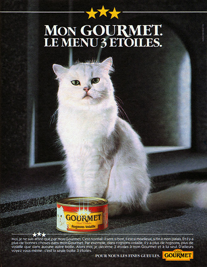Publicité Gourmet 1985