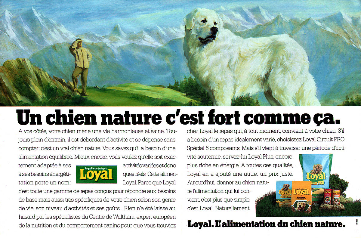 Publicité Loyal 1989