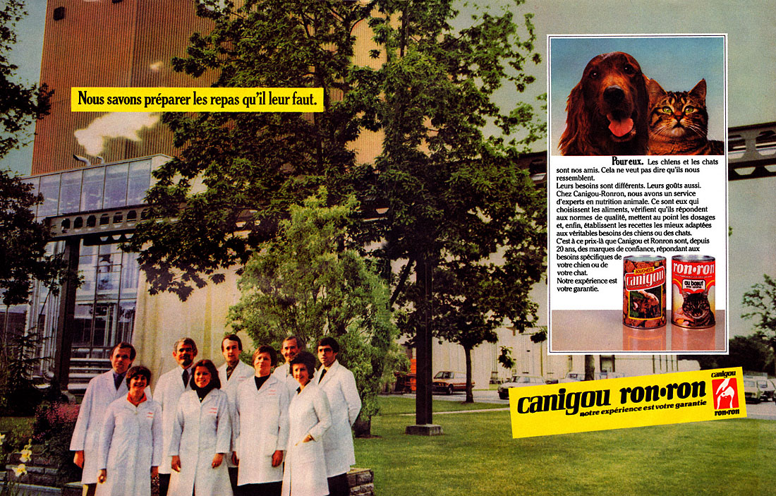 Publicité Ronron 1981