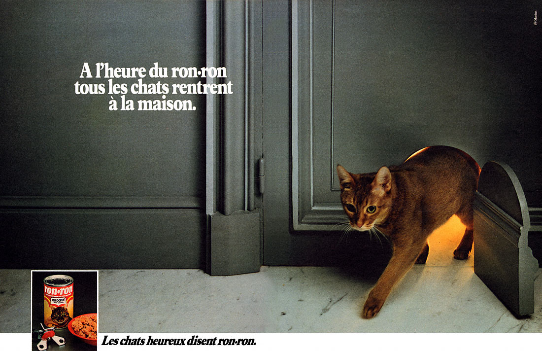 Publicité Ronron 1982