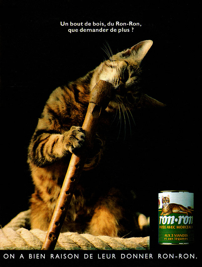 Publicité Ronron 1990