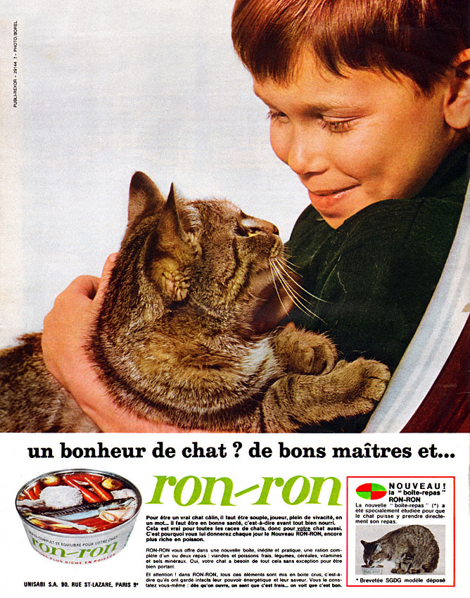 Publicité Ronron 1966