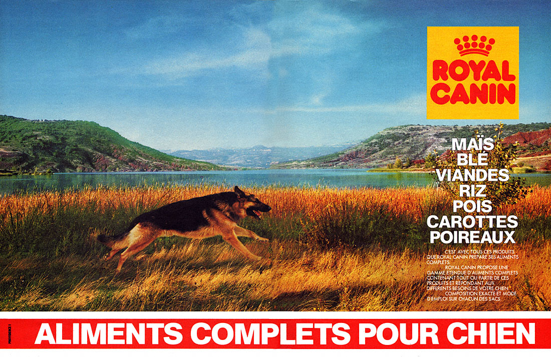 Publicité Royal Canin 1985