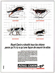 Publicit Royal Canin 1990