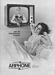 Publicité Arphone 1964
