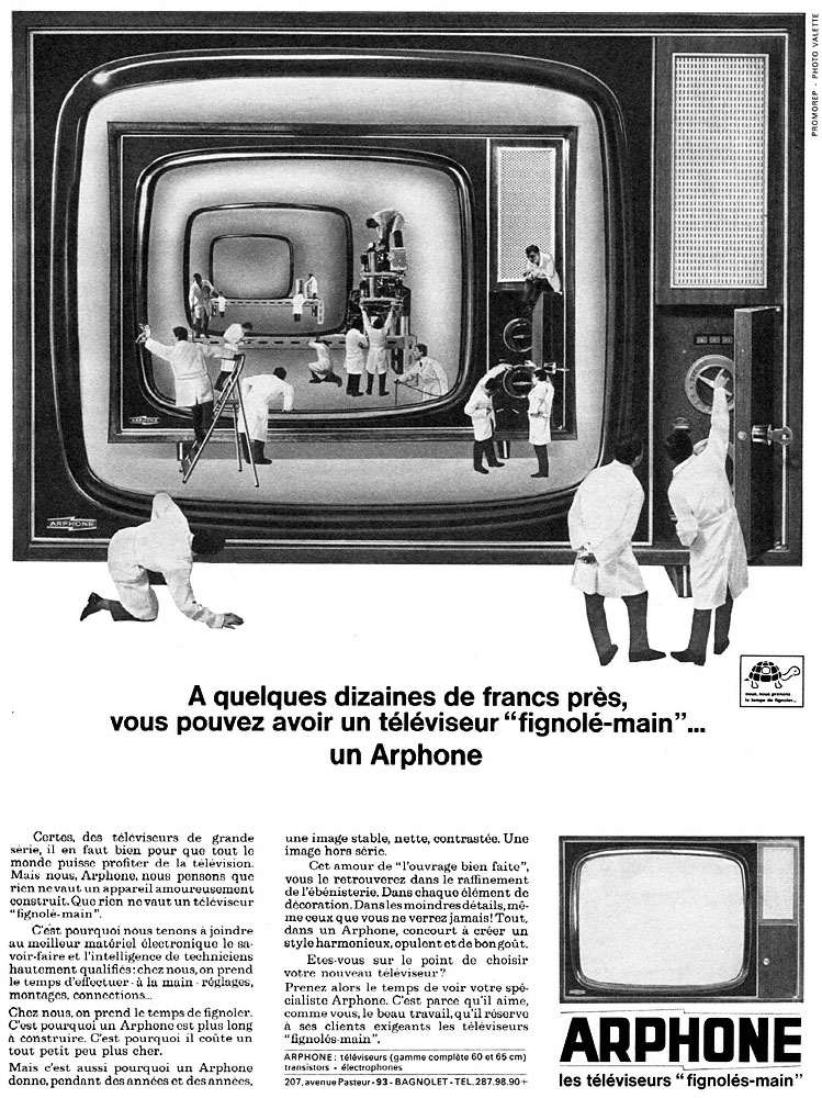 Publicit� Arphone 1966
