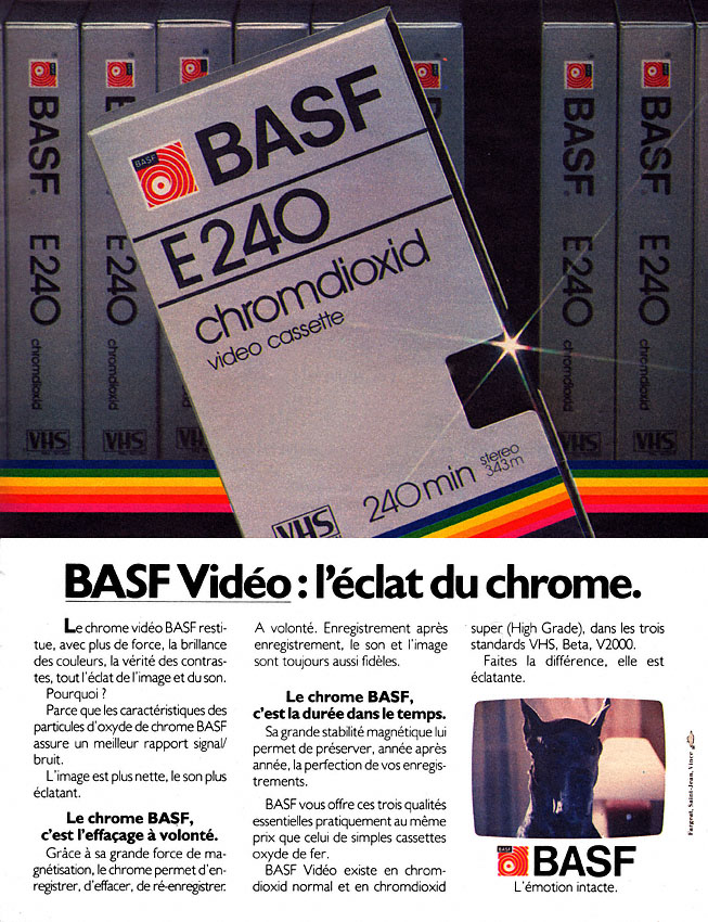 Publicité Basf 1984