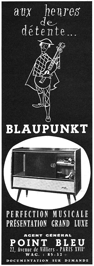 Publicité Blaupunkt 1961