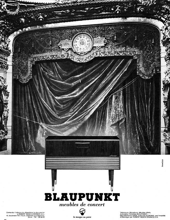 Publicité Blaupunkt 1965