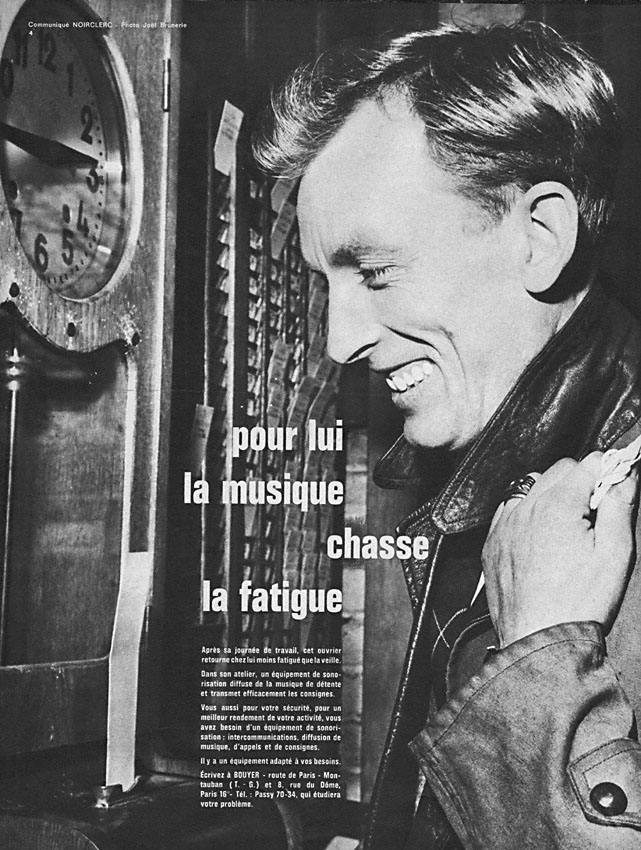 Publicité Bouyer 1963