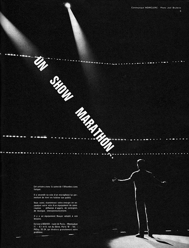 Publicité Bouyer 1963