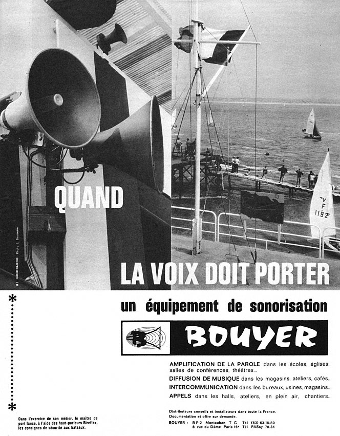 Publicité Bouyer 1964