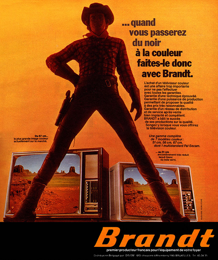 Publicité Brandt 1974