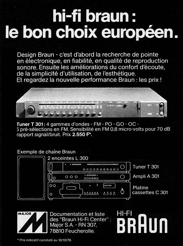 Publicité Braun 1978