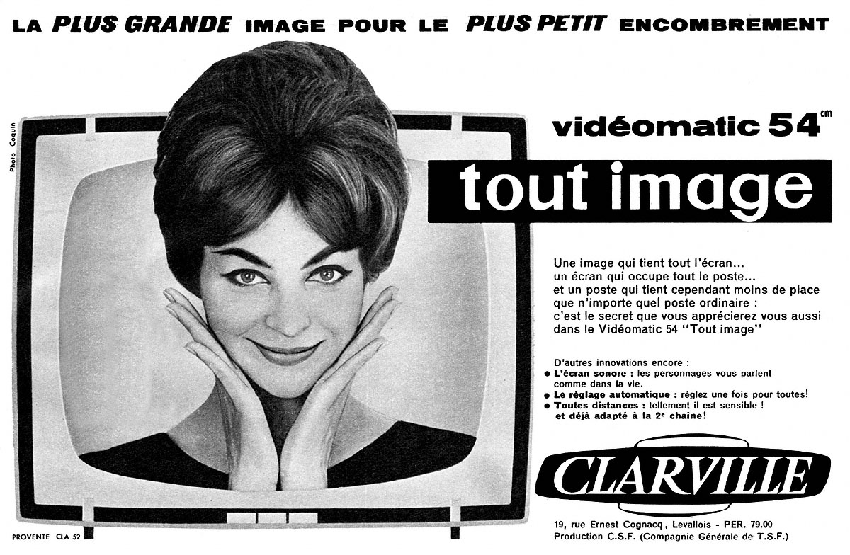 Publicité Clarville 1959