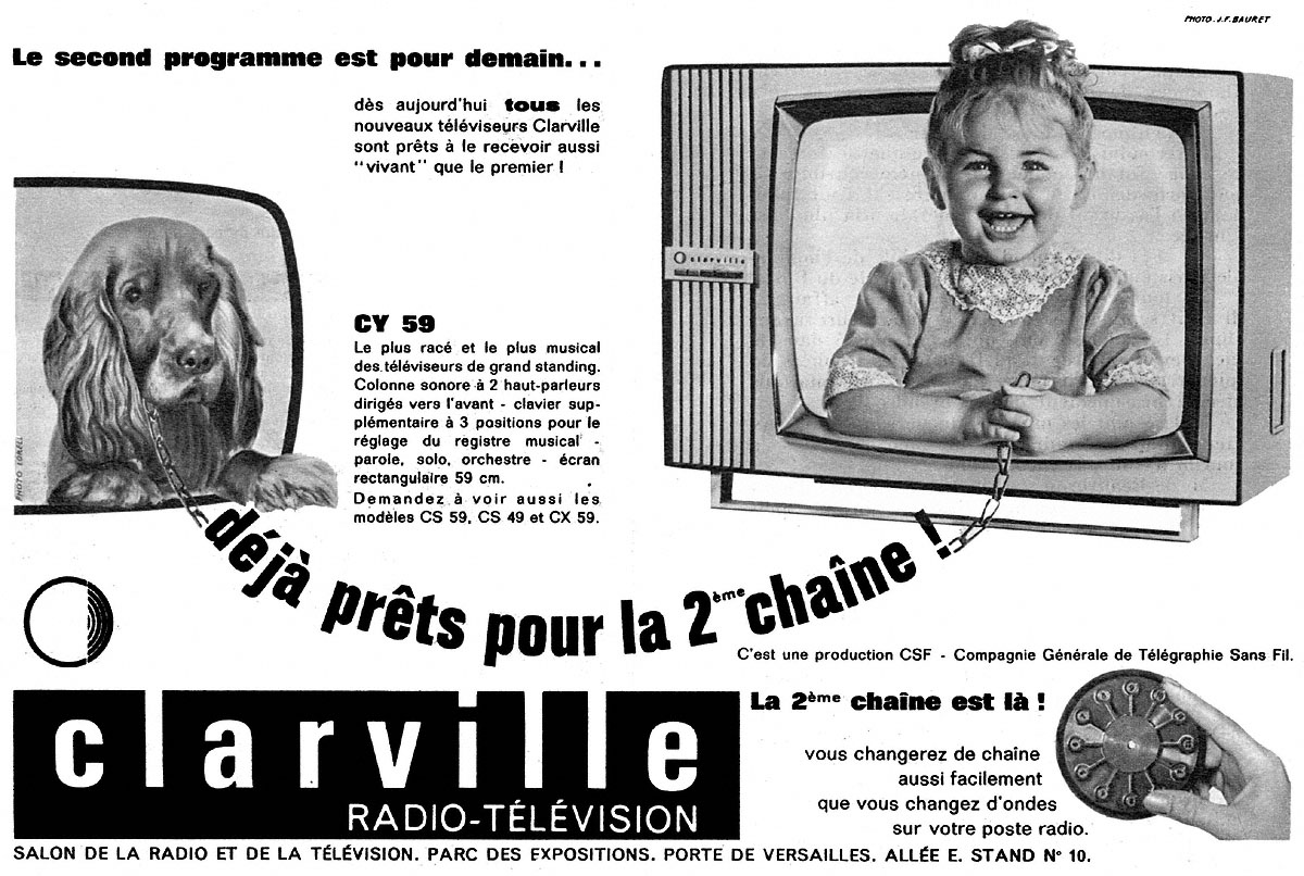Publicité Clarville 1961