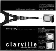 Publicit Clarville 1962